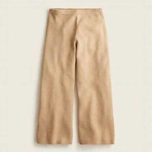 J.Crew Merino Wool Blend Wide Leg Sweater Pants